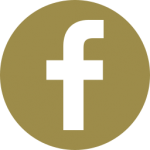 logo facebook en or